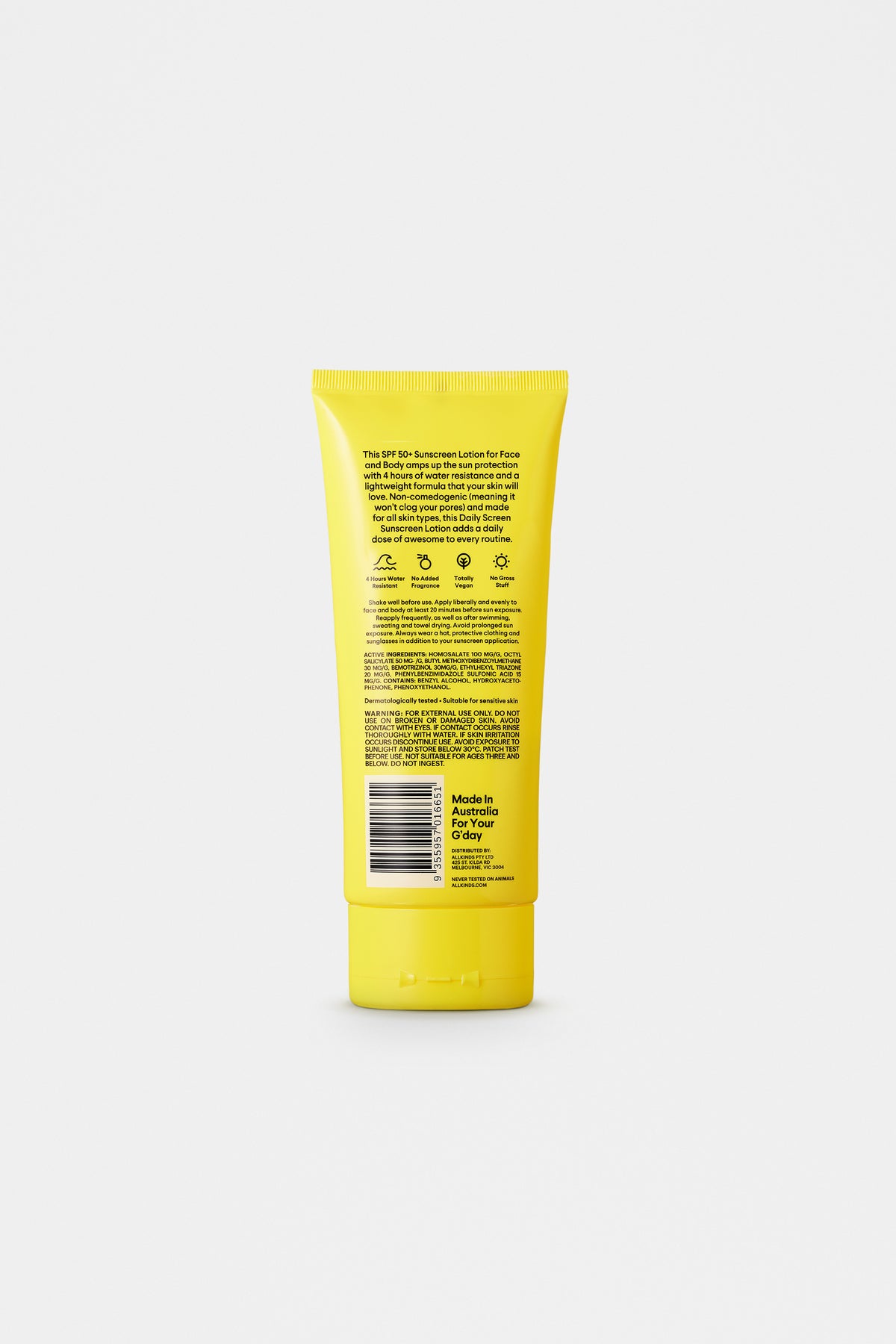 Allkinds SPF 50+ Face & Body Sunscreen Lotion