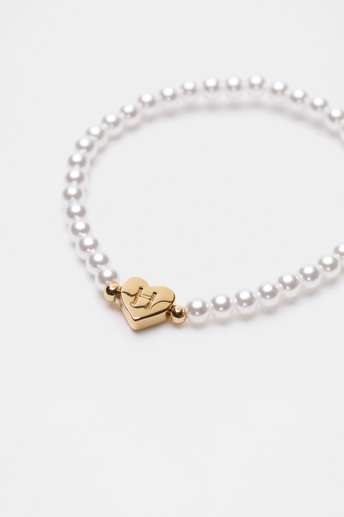 Initial Pearl Bracelet
