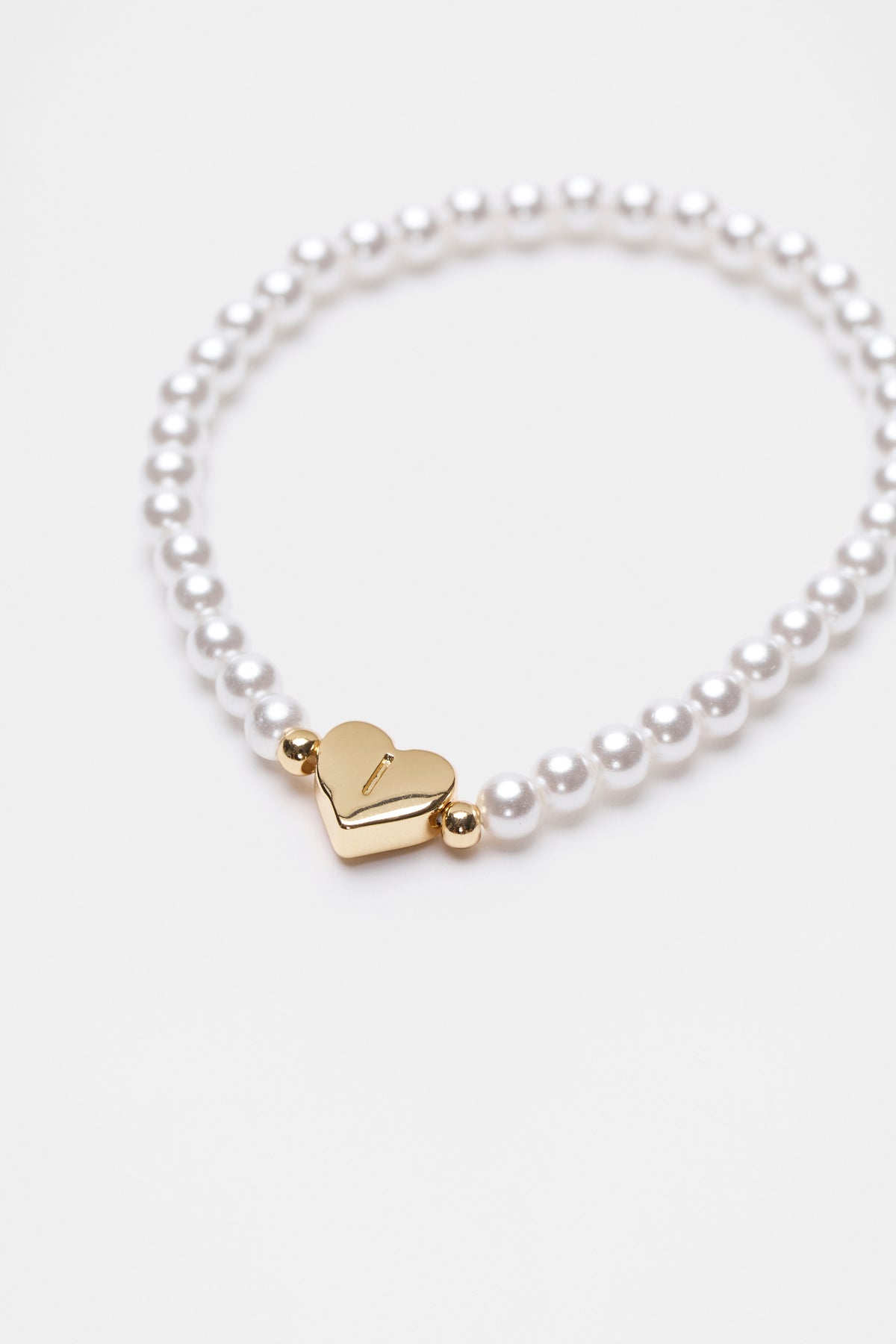 Initial Pearl Bracelet