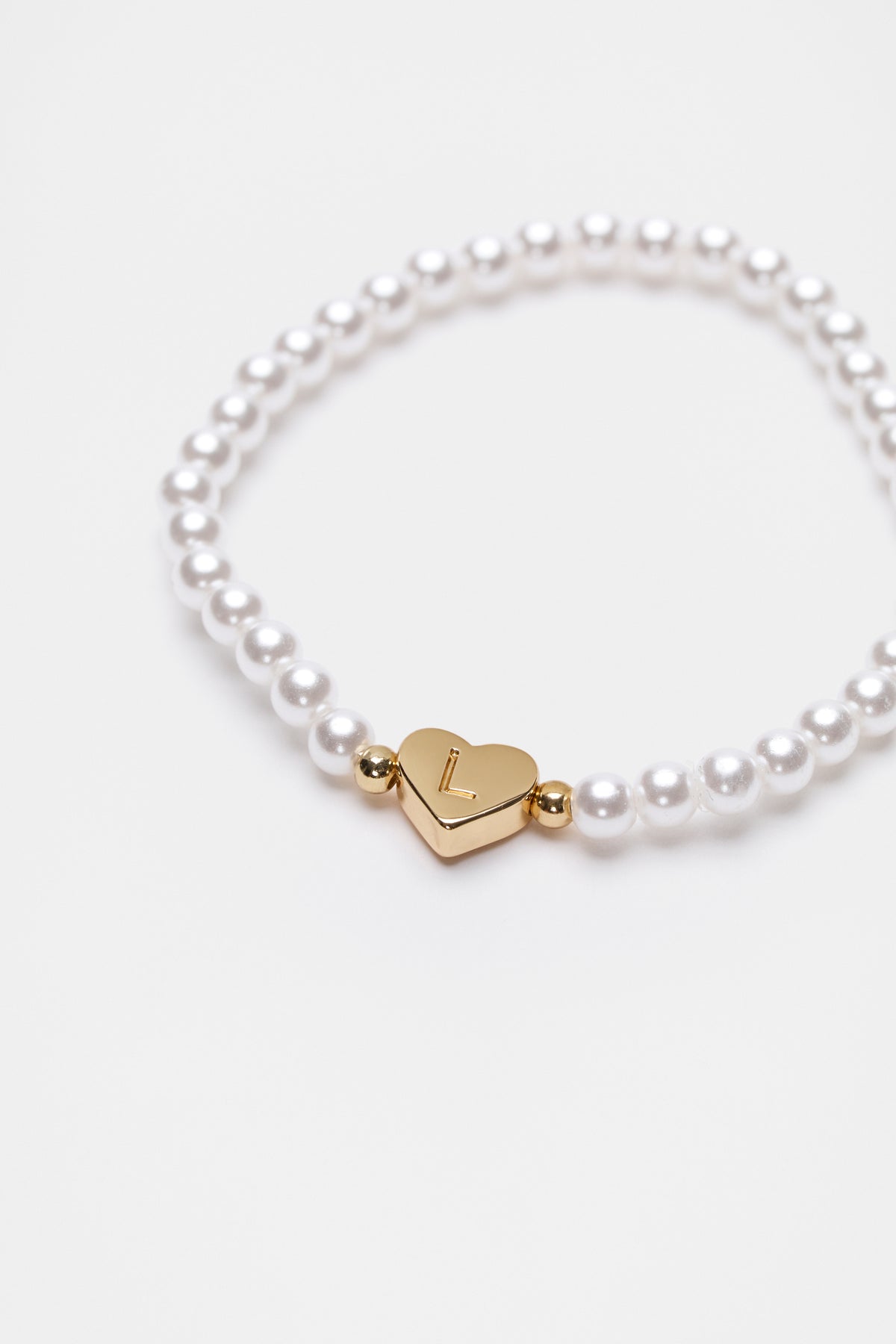 Initial Pearl Bracelet
