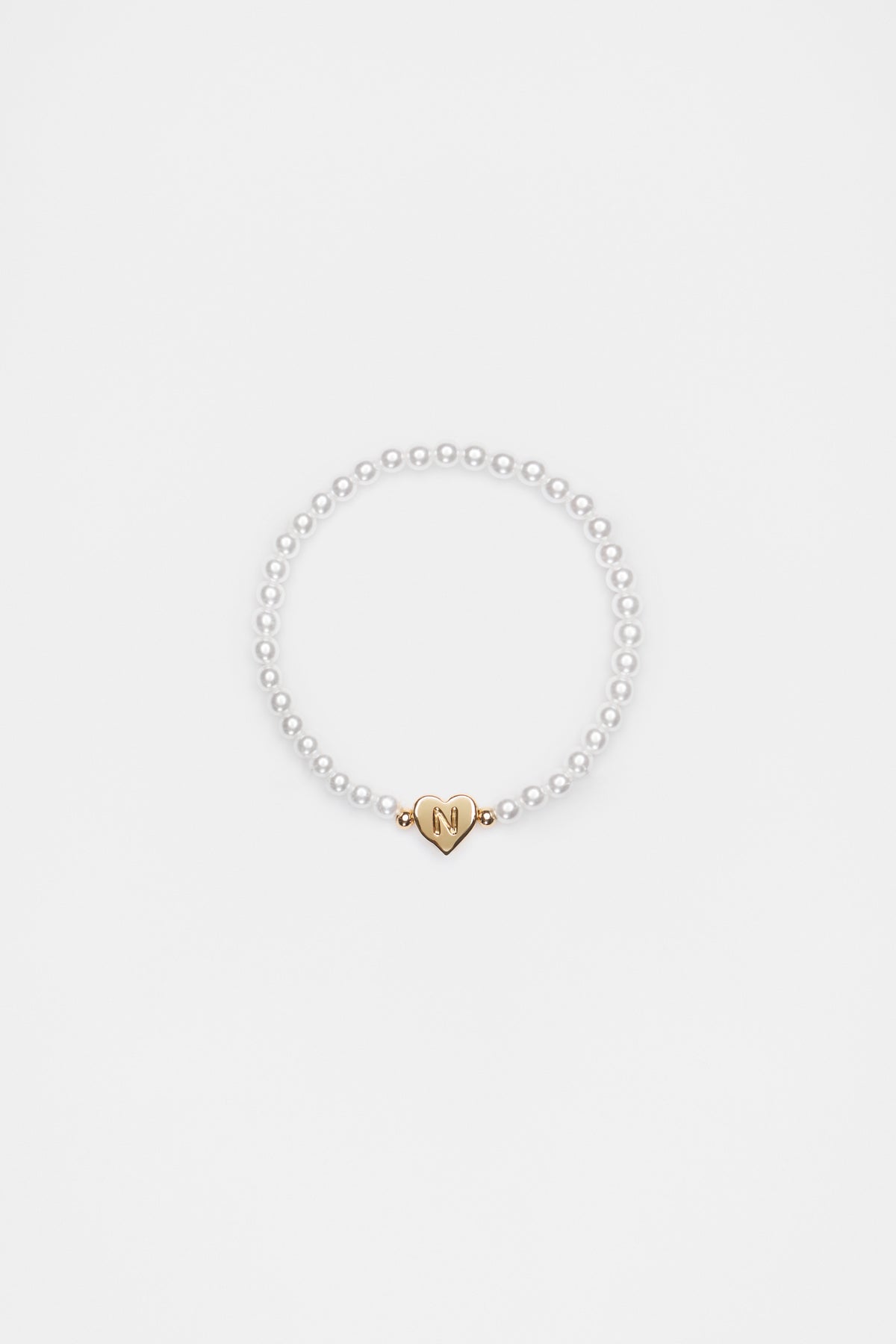 Initial Pearl Bracelet