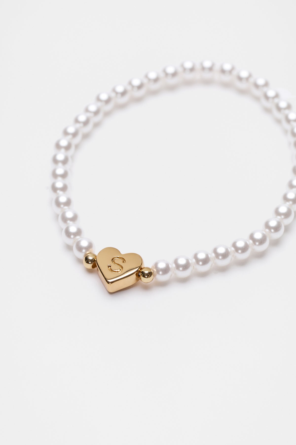 Initial Pearl Bracelet
