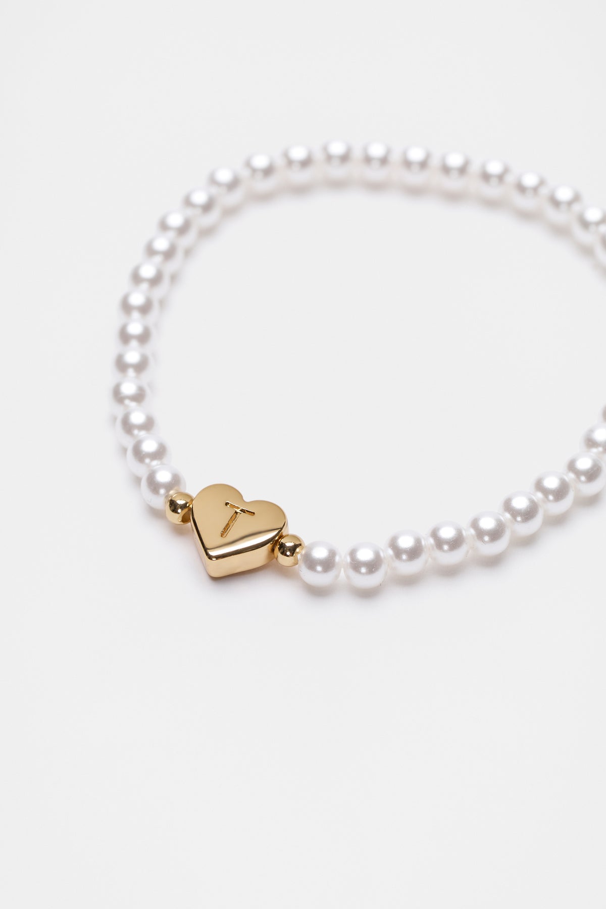 Initial Pearl Bracelet