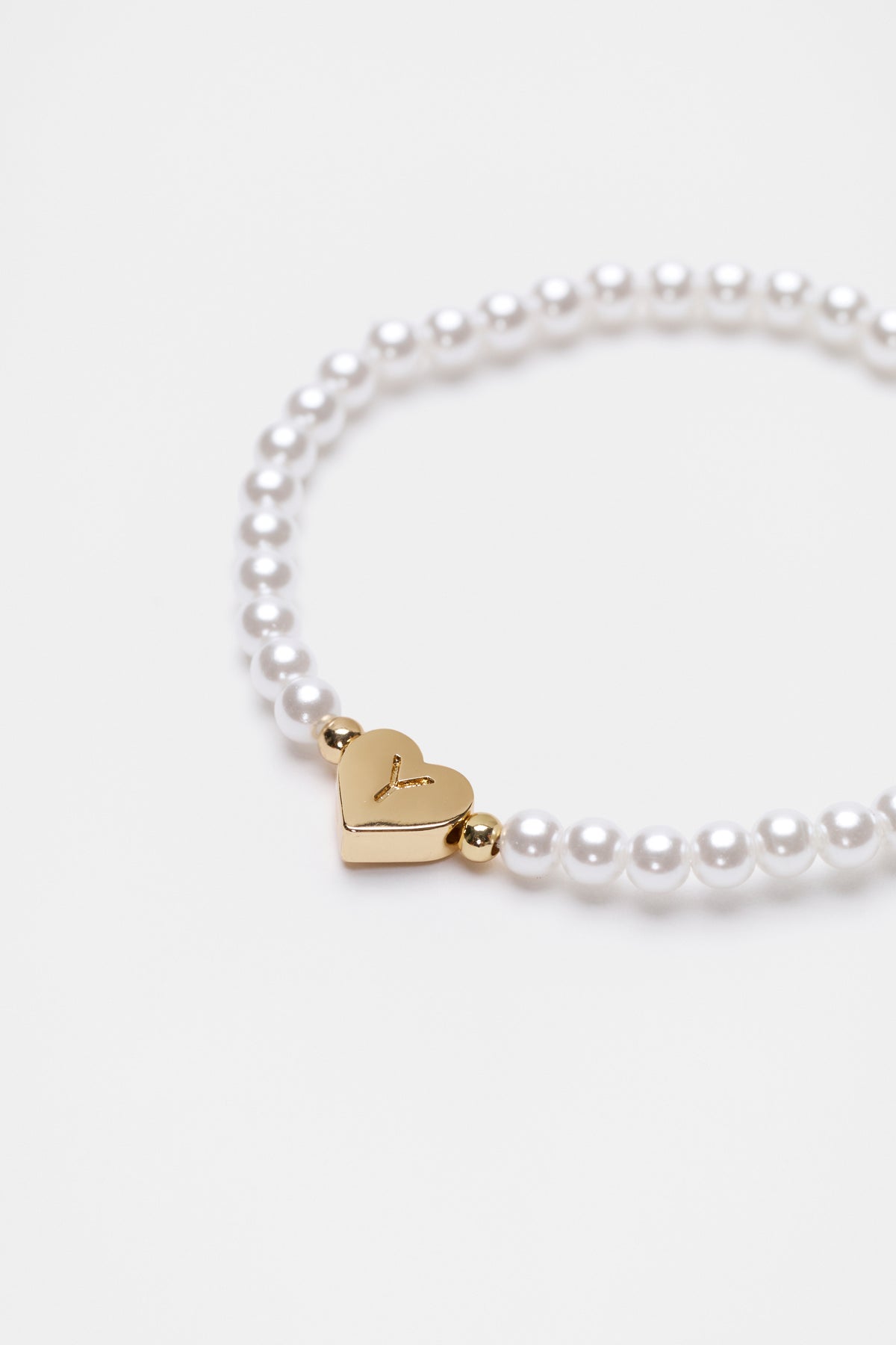 Initial Pearl Bracelet