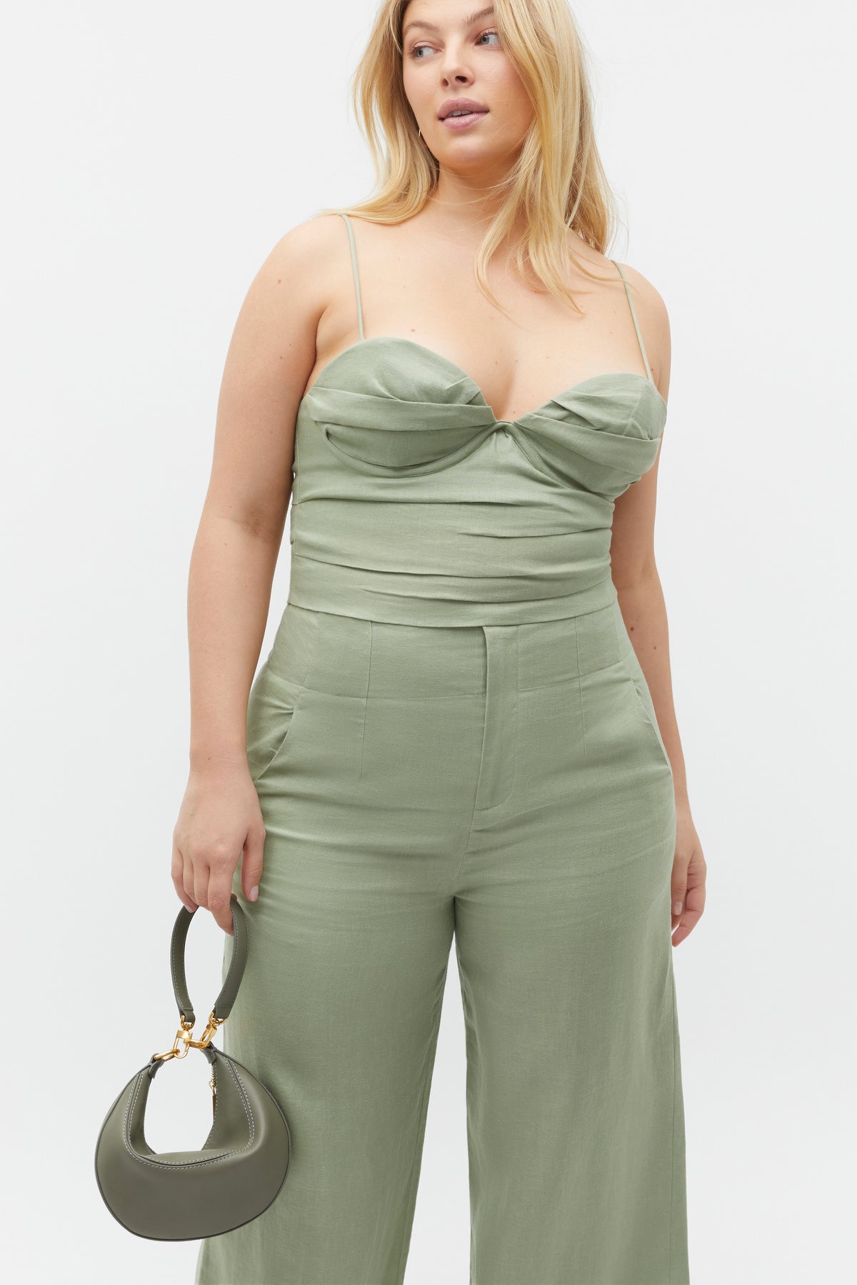 Linen Balconette Top