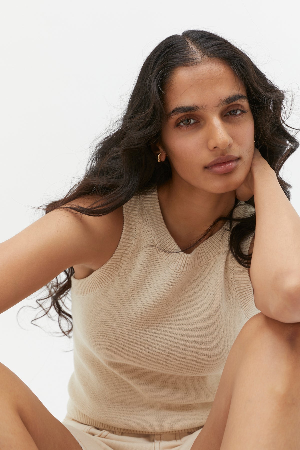Cotton Knit Top