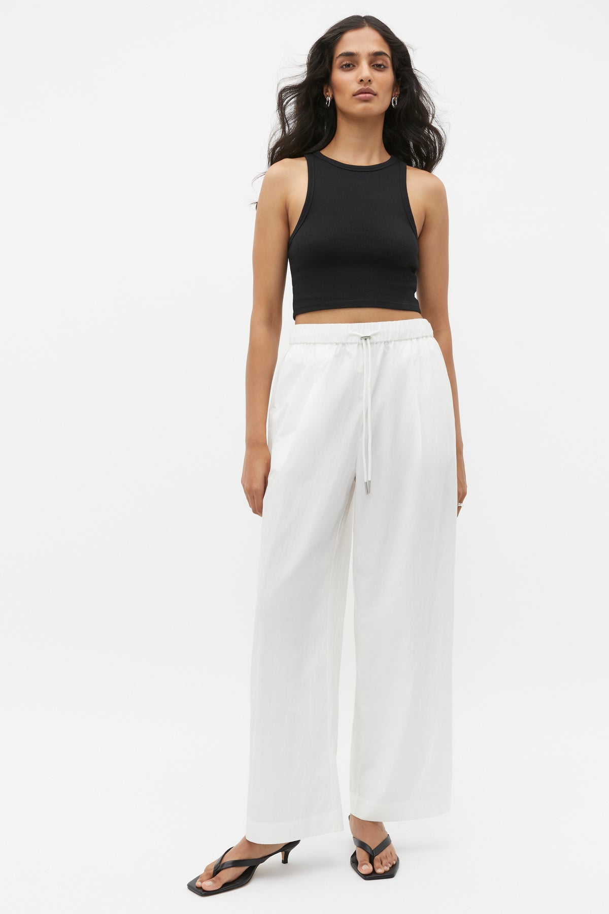 Wide Leg Drawstring Pant