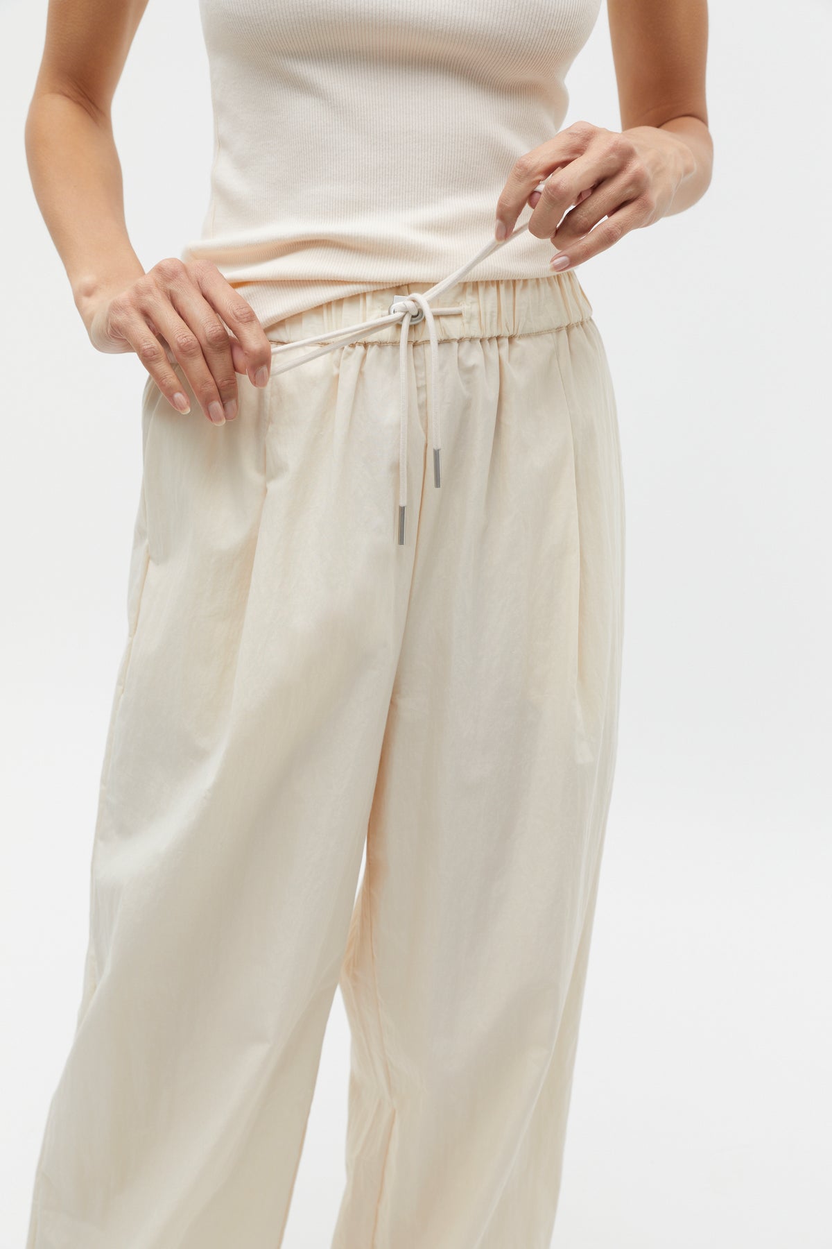Wide Leg Drawstring Pant