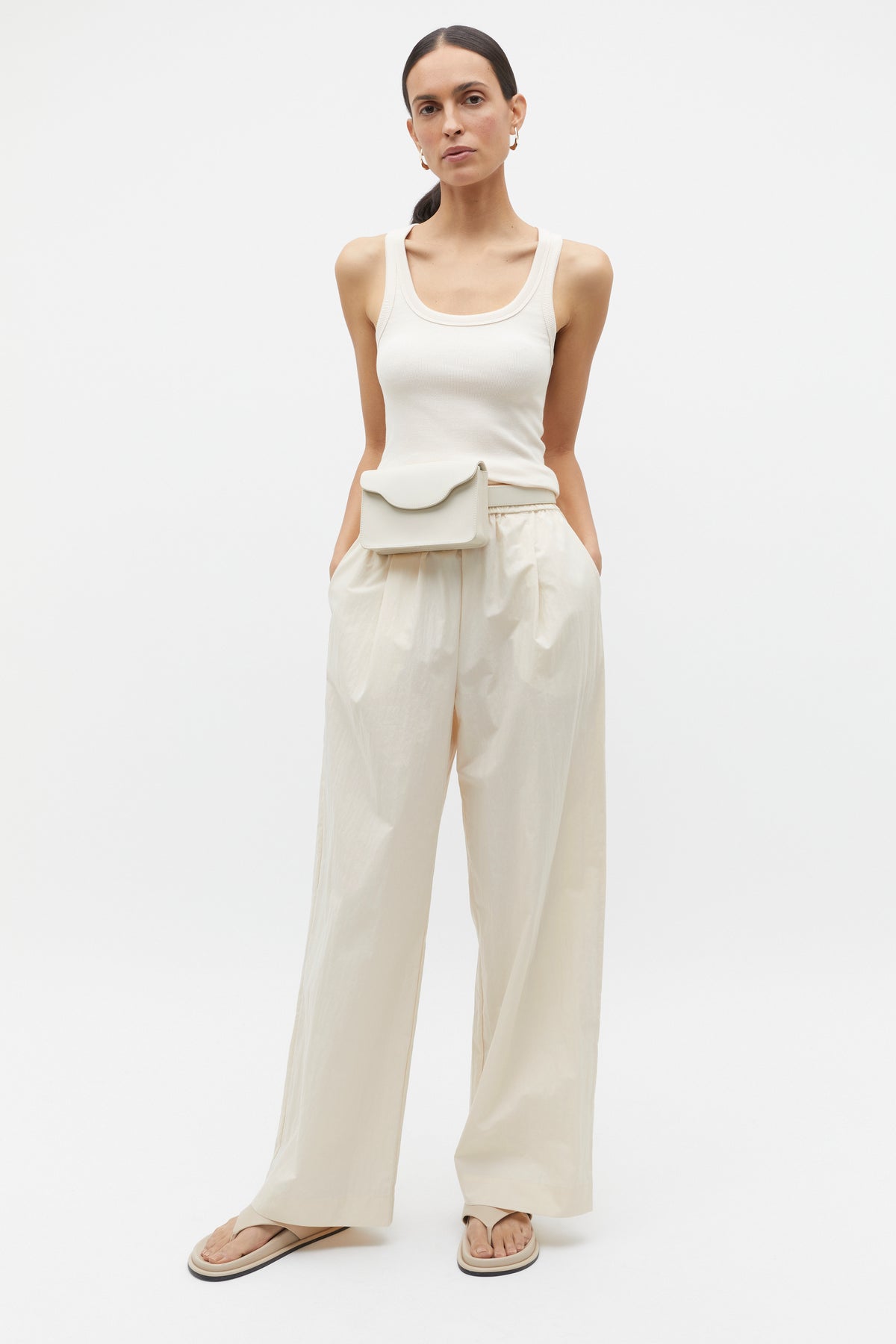 Wide Leg Drawstring Pant