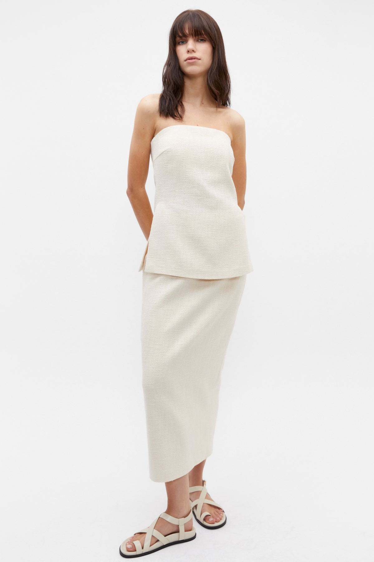 Tweed Longline Bodice