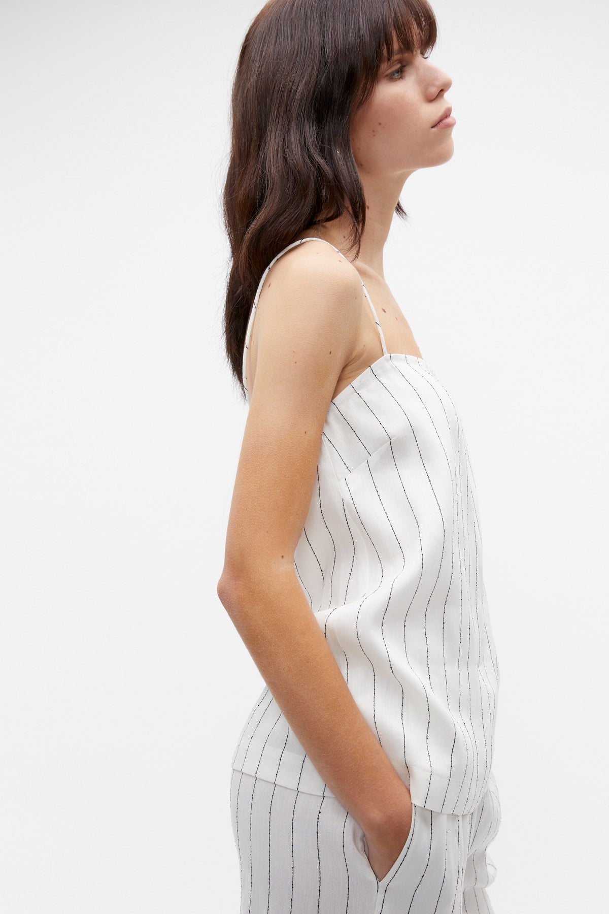 Linear Stripe Camisole