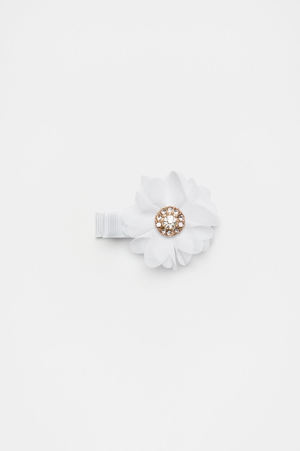 Organza Flower Duck Clip