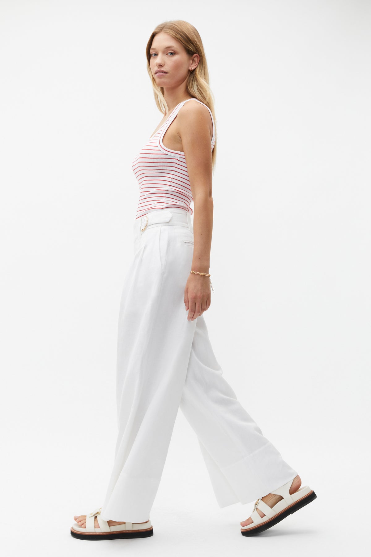 D Ring Pleat Pant