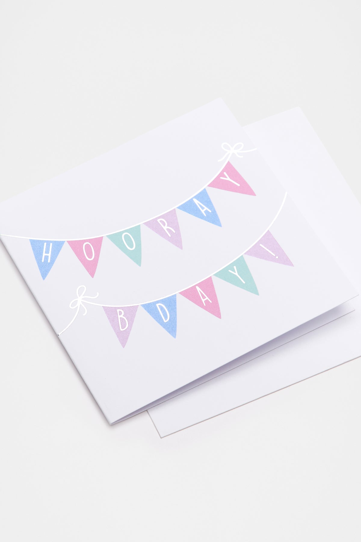 Bunting Bday Card