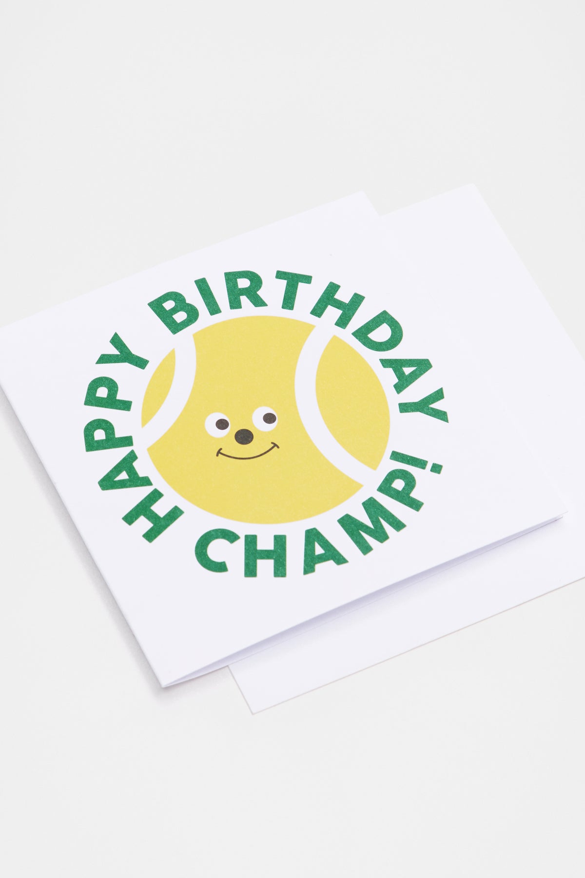 Happy Birthday Tennis Ball Card