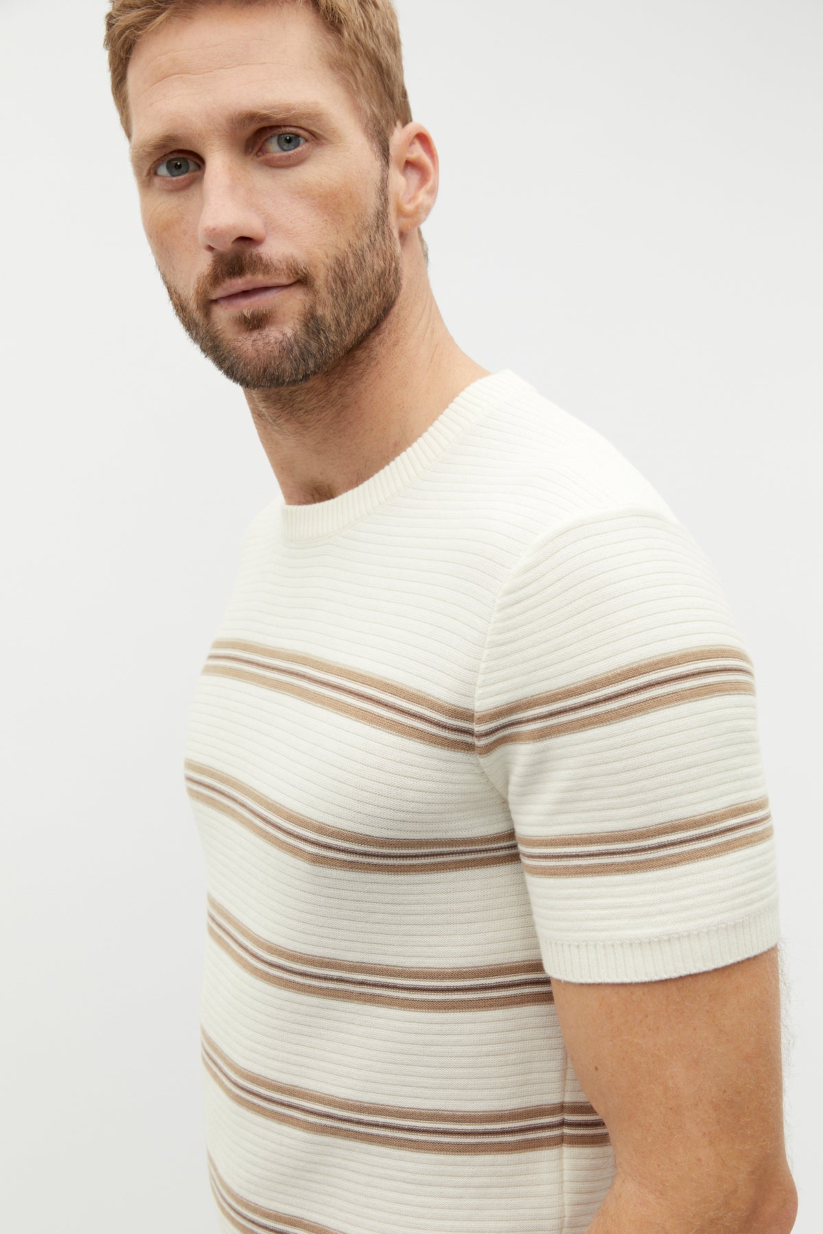 Stripe Knit Tee