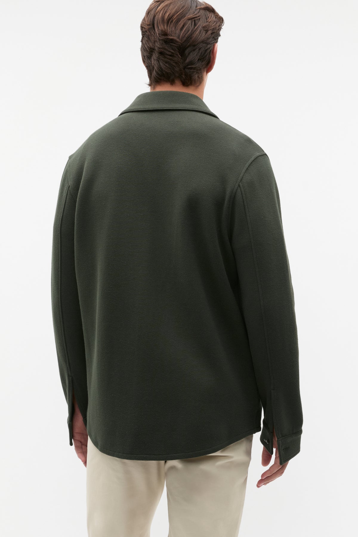 Pique Knit Overshirt