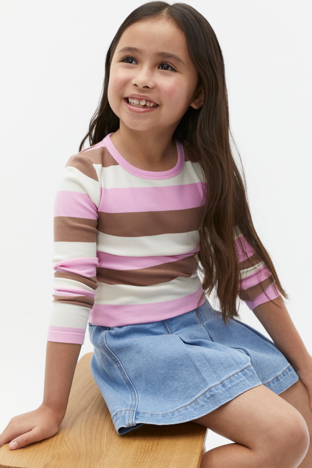 Stripe Rib Tee