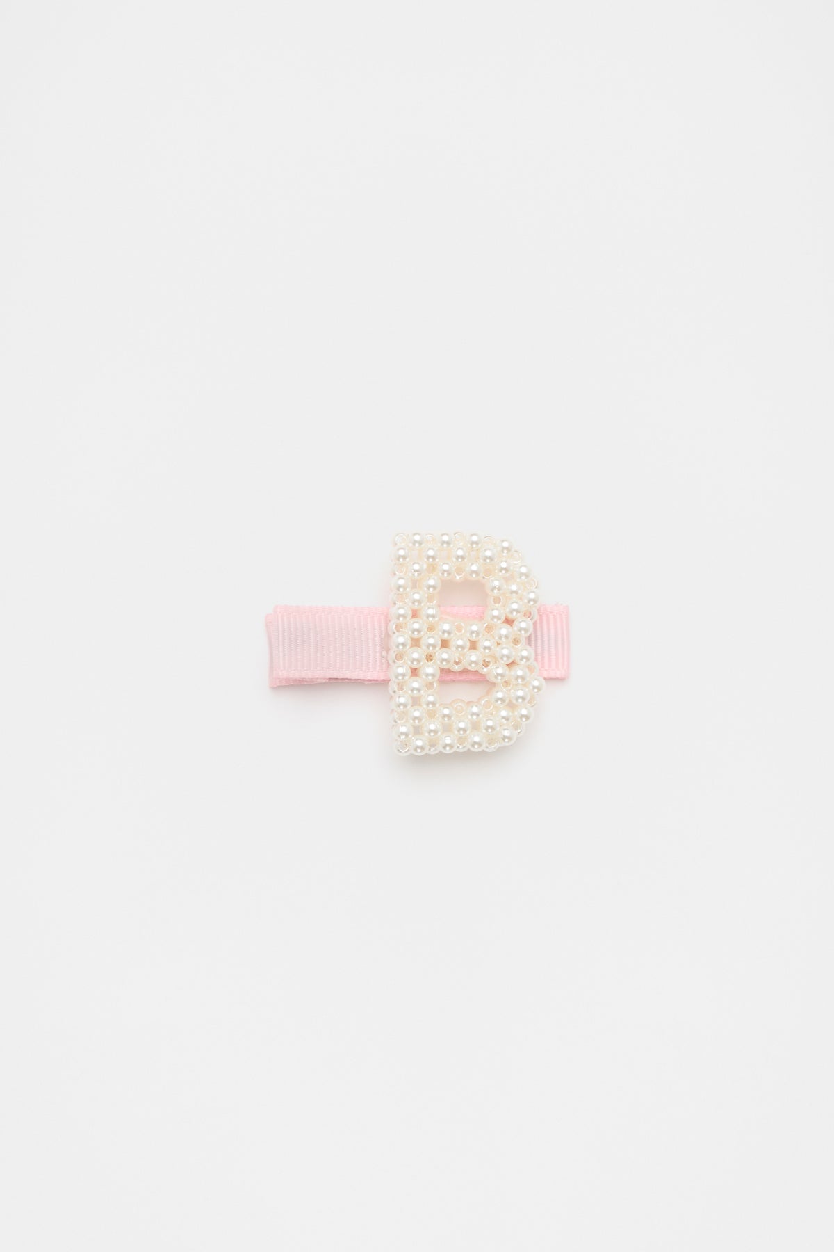 Initial Pearl Duck Clip