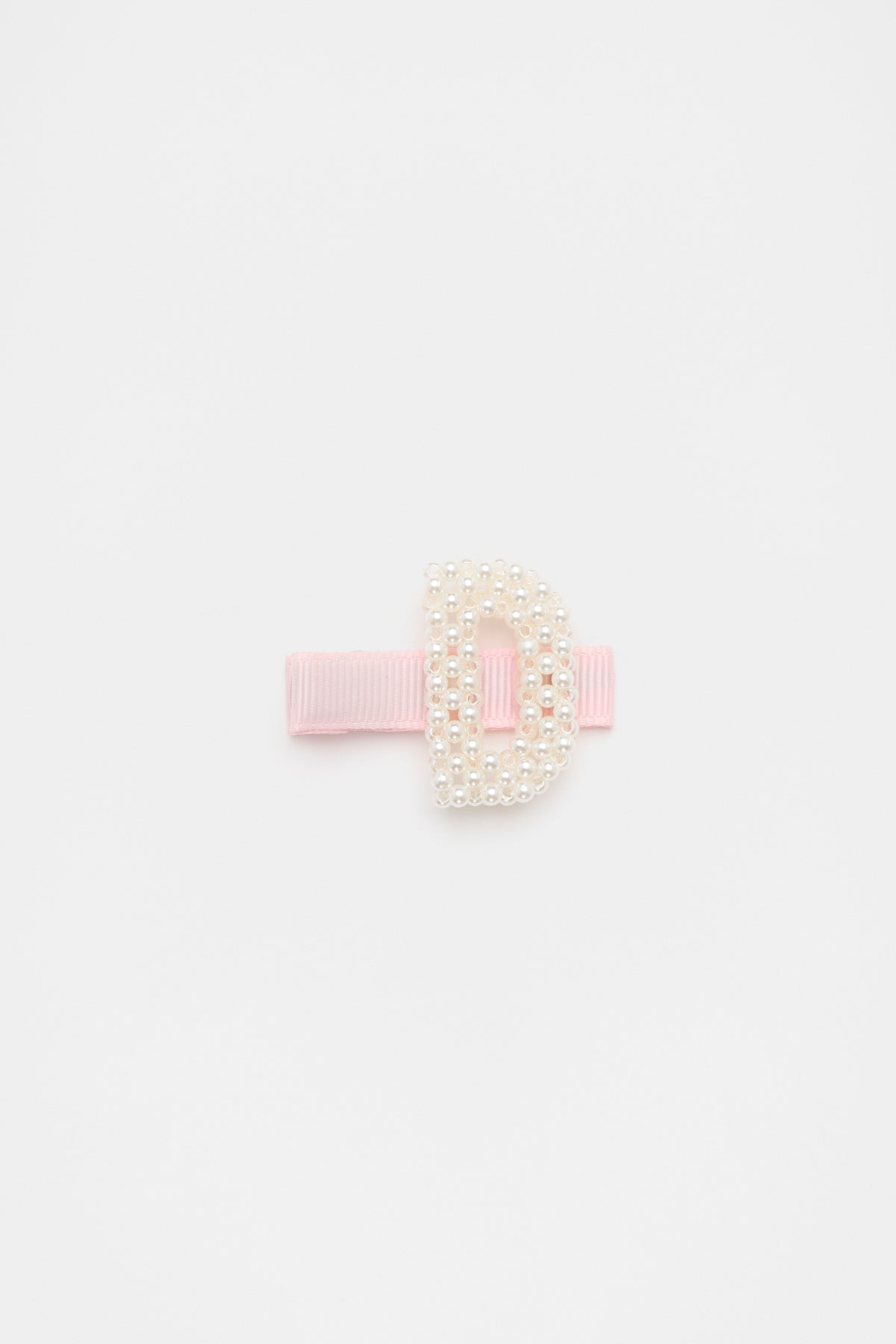 Initial Pearl Duck Clip