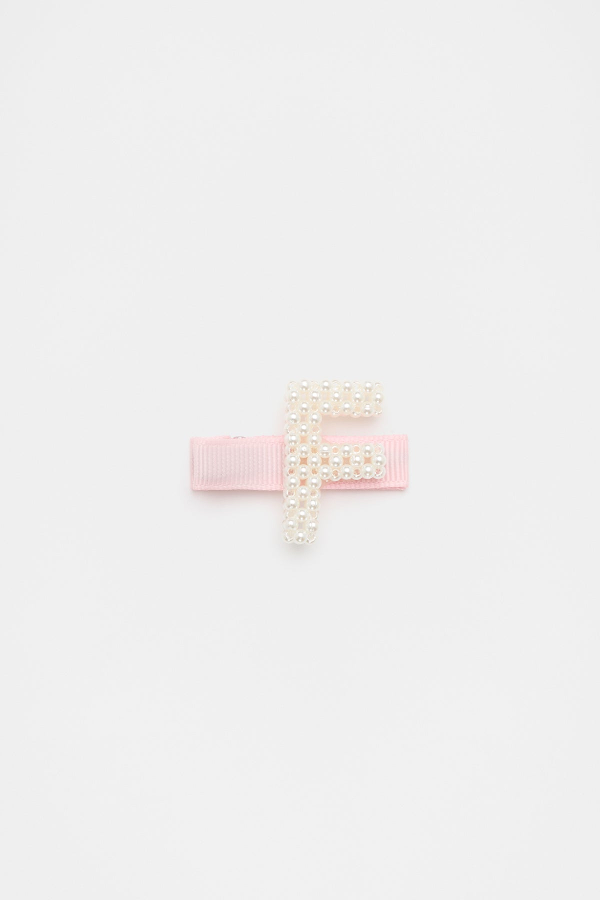Initial Pearl Duck Clip