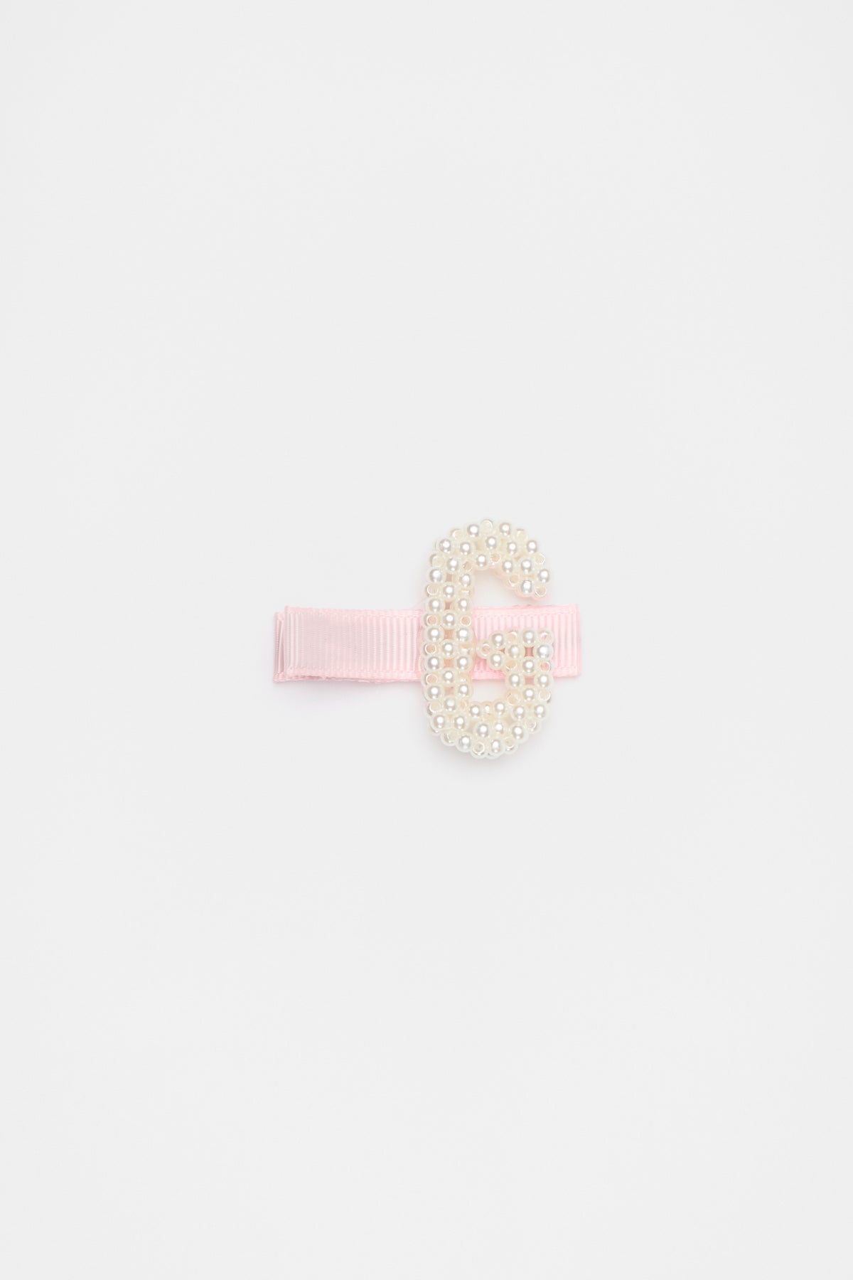 Initial Pearl Duck Clip