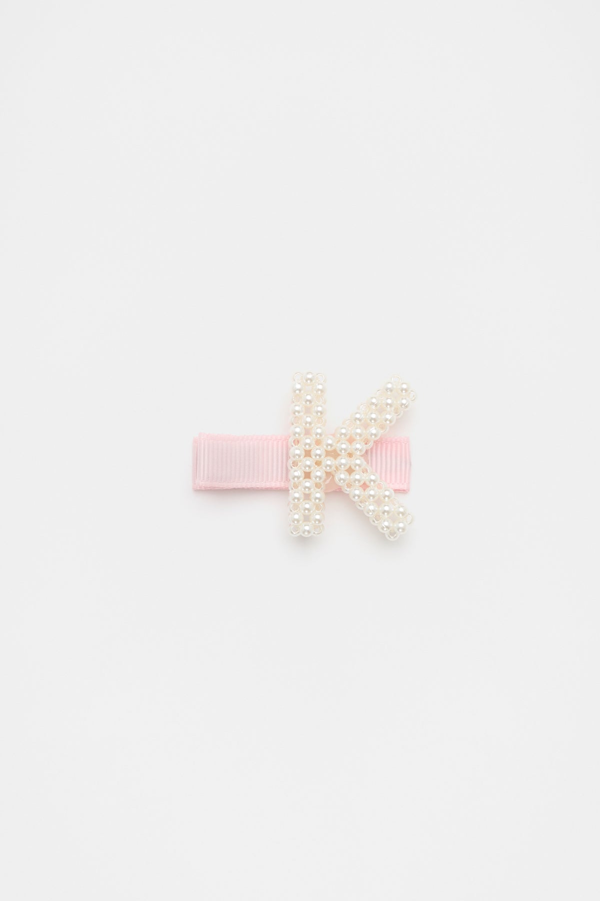 Initial Pearl Duck Clip