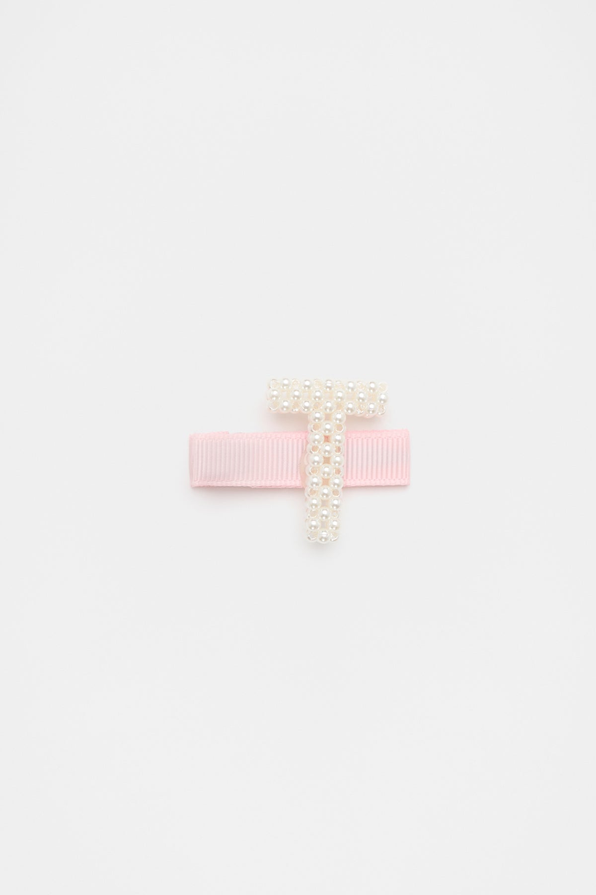 Initial Pearl Duck Clip
