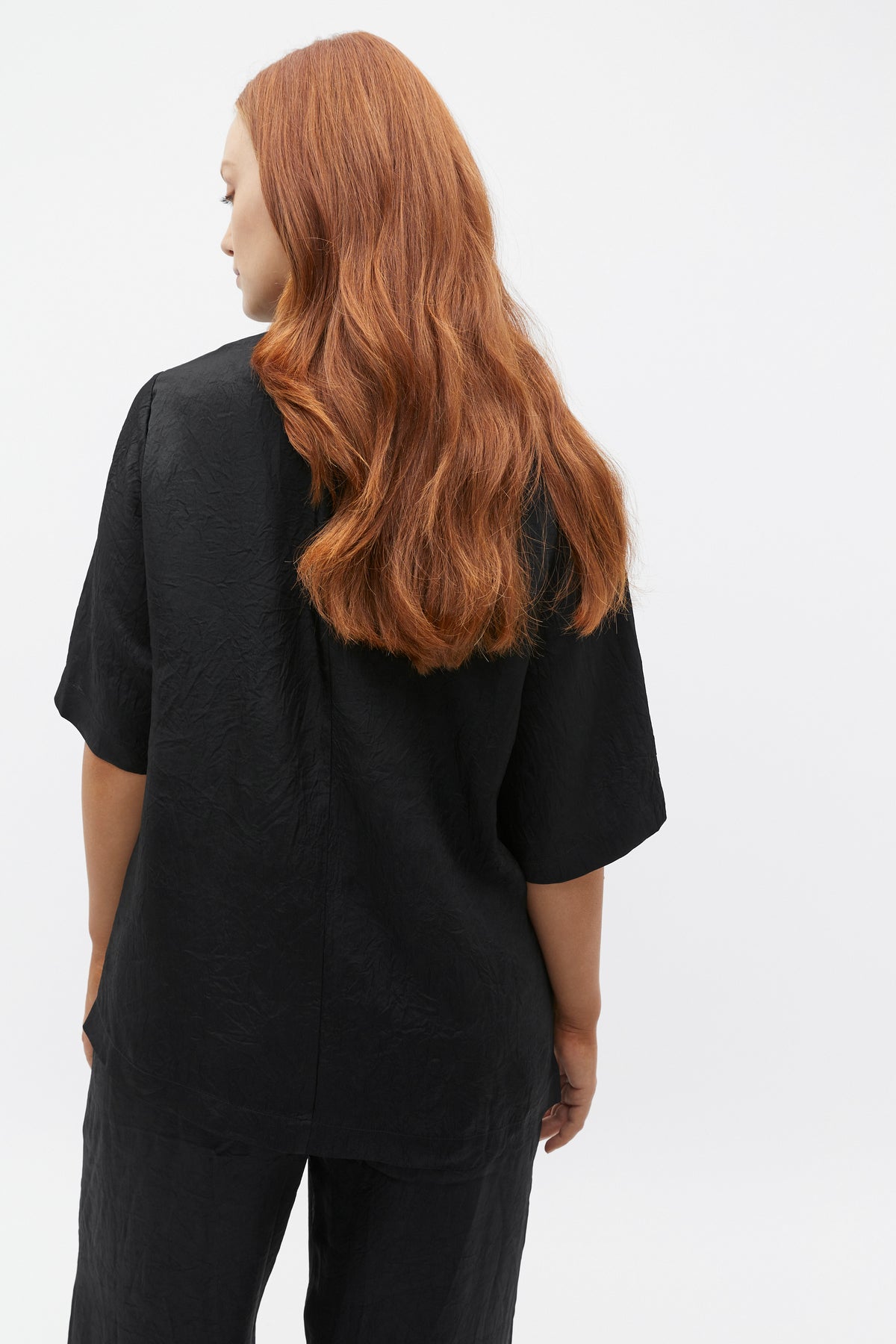 Textured Satin Top
