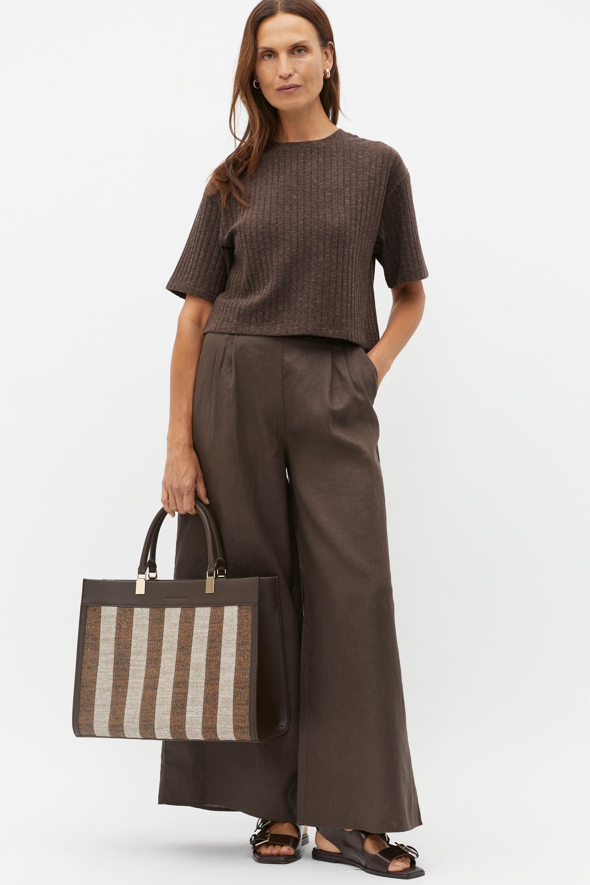 Textured Rib Boxy Tee