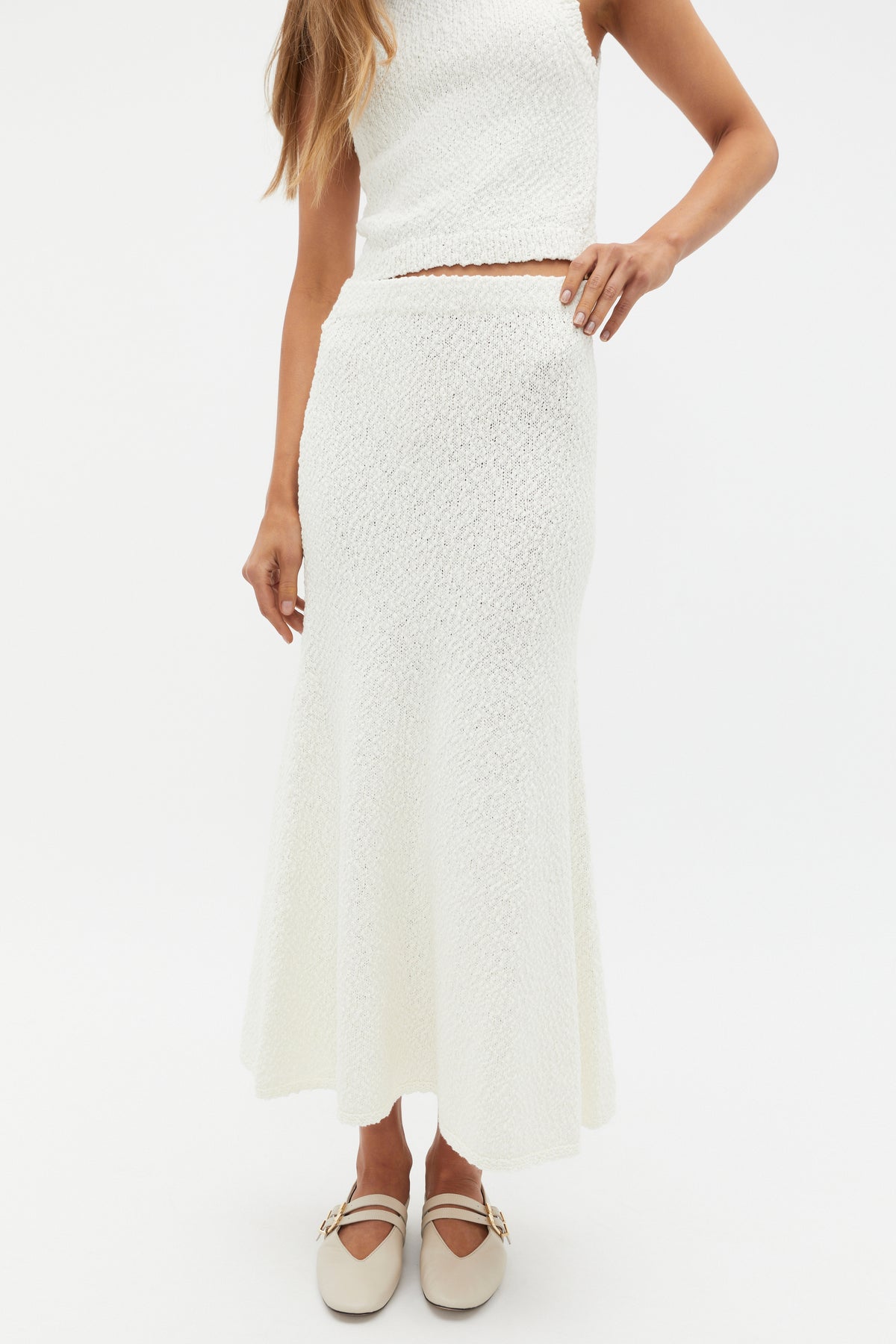 Textured Knit Skirt