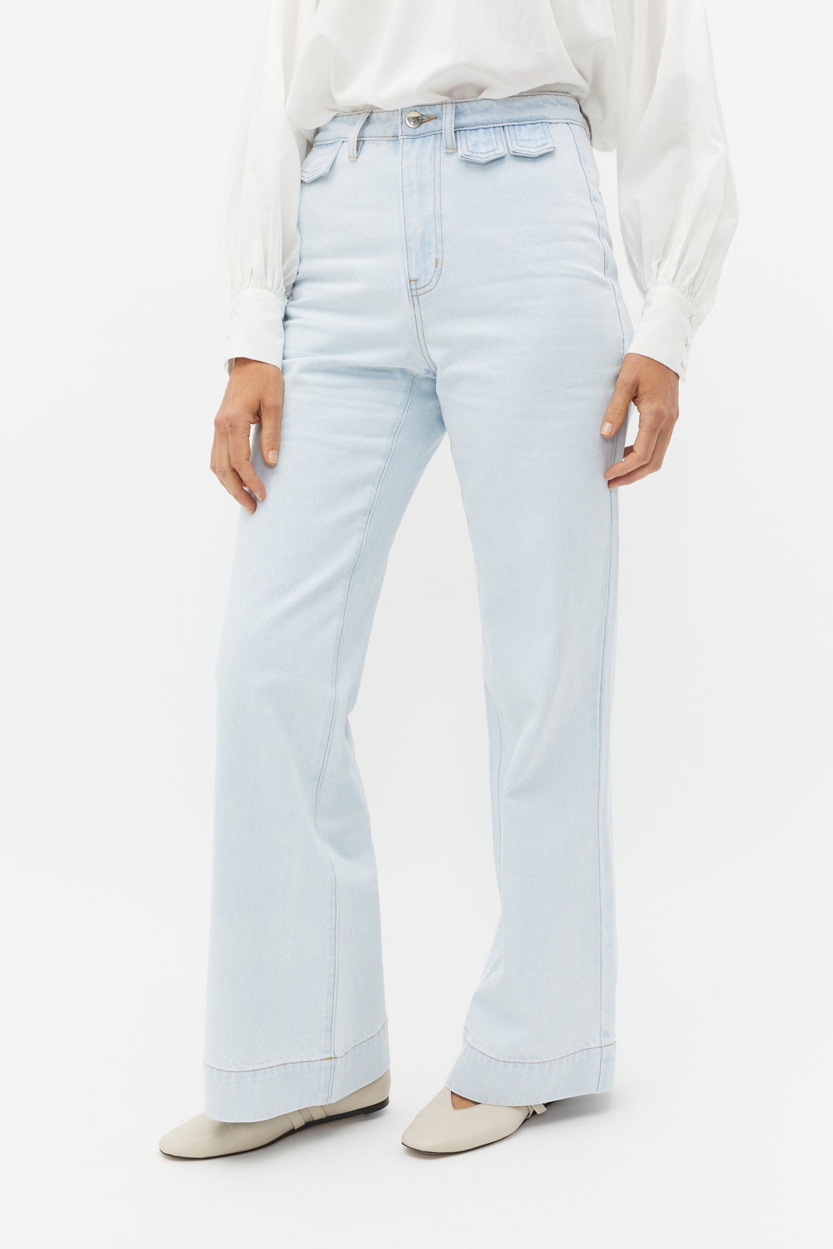 Denim Wide Leg Rigid Jean