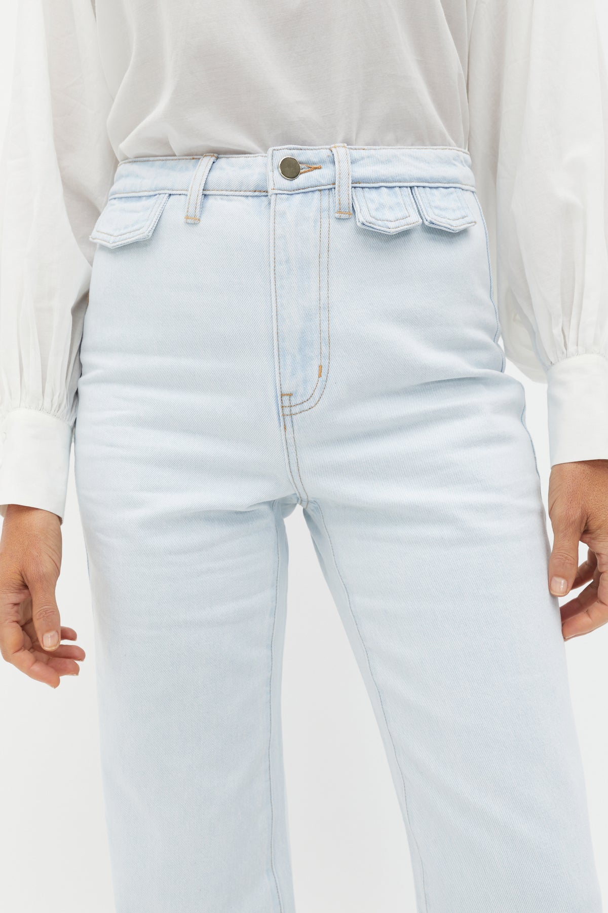 Denim Wide Leg Rigid Jean