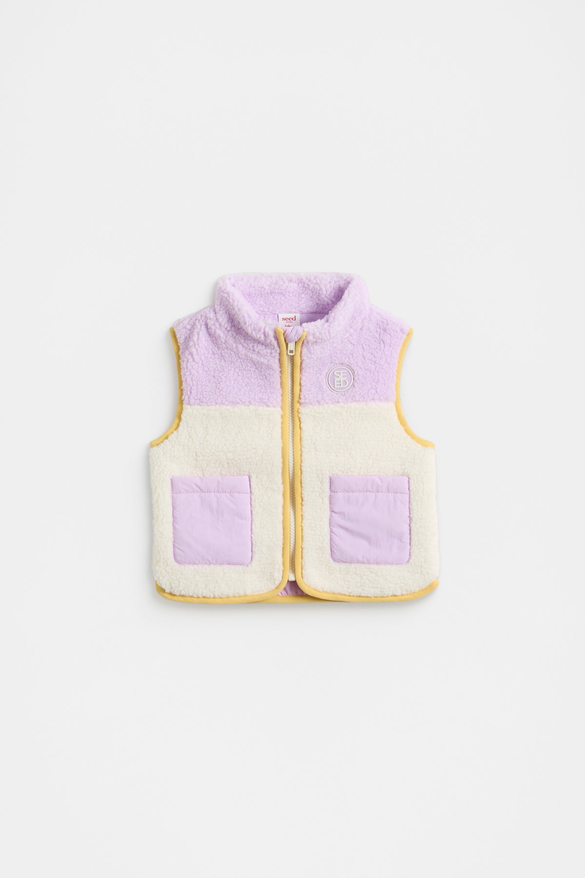 Spliced Teddy Vest