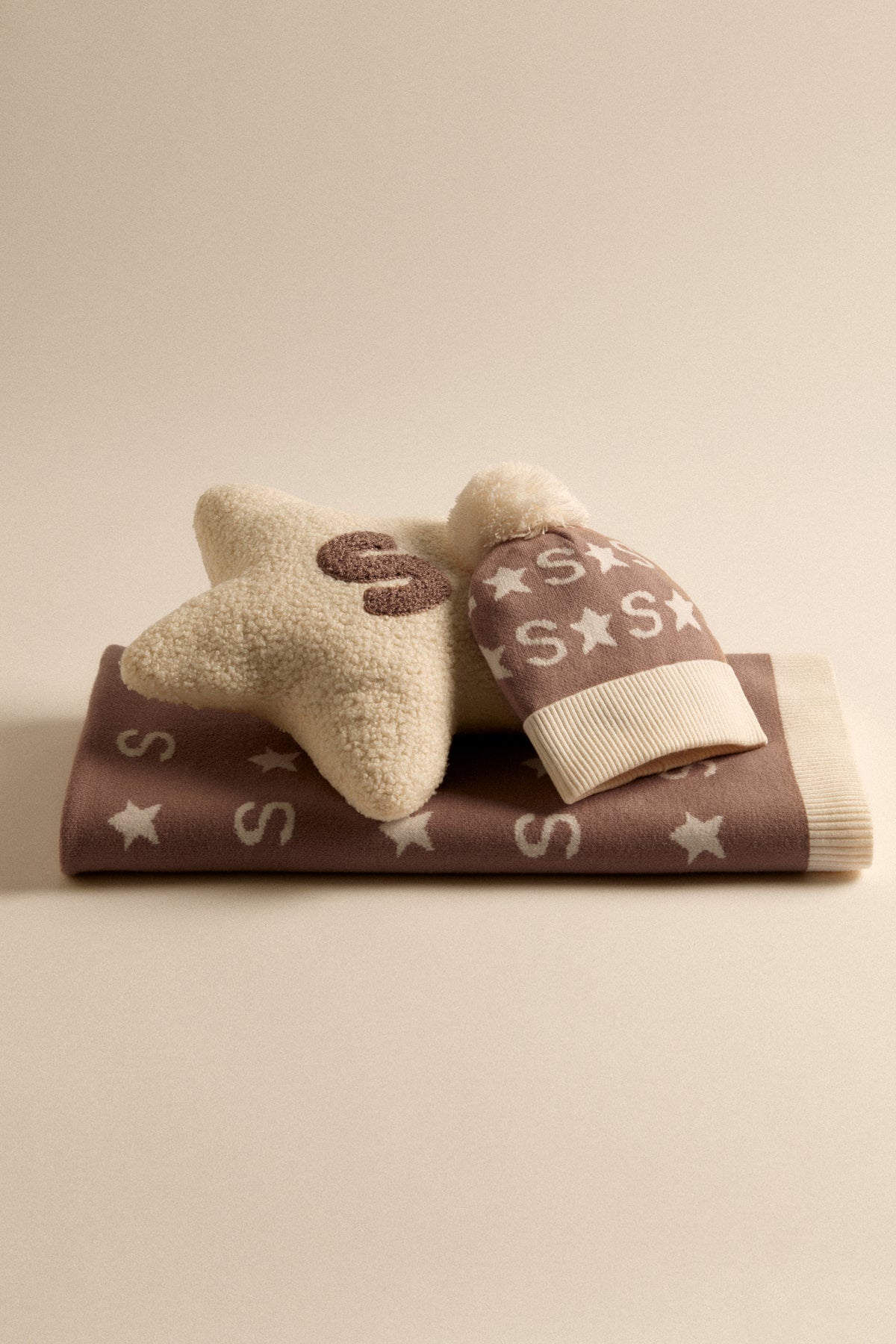 Star Initial Beanie
