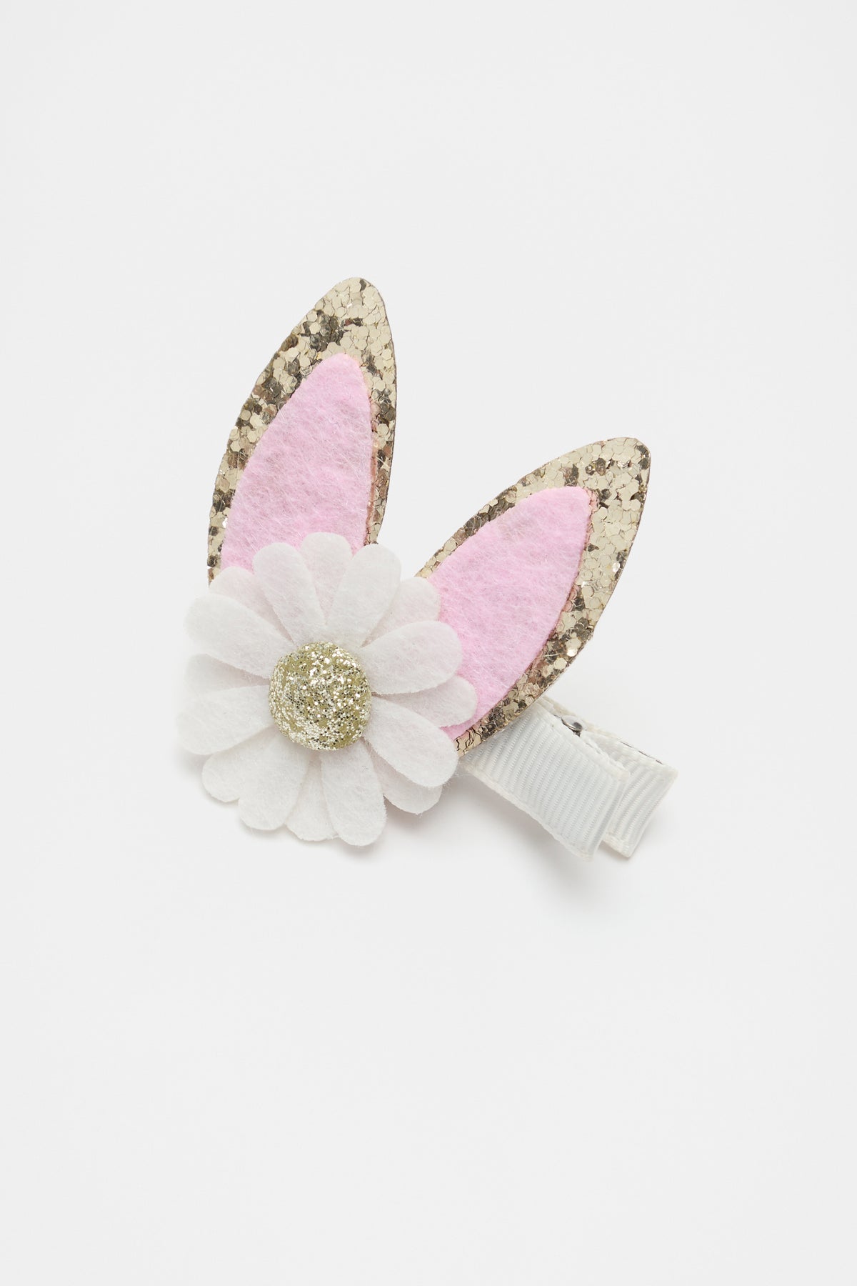 Flower Bunny Duck Clip