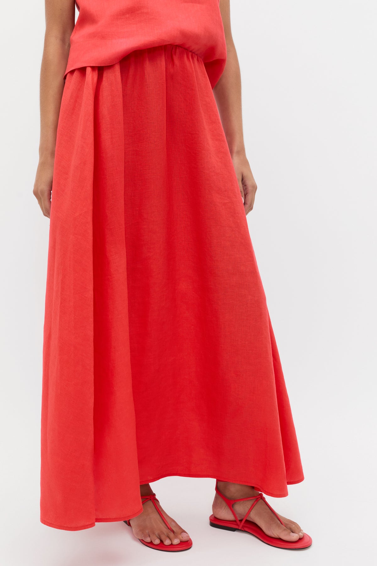 Linen Voluminous Skirt
