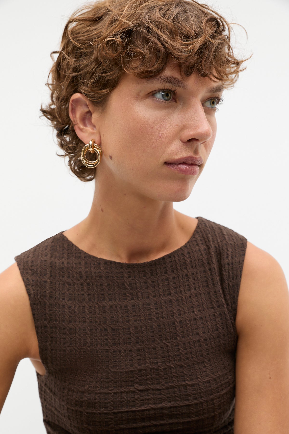 Round Links Earring