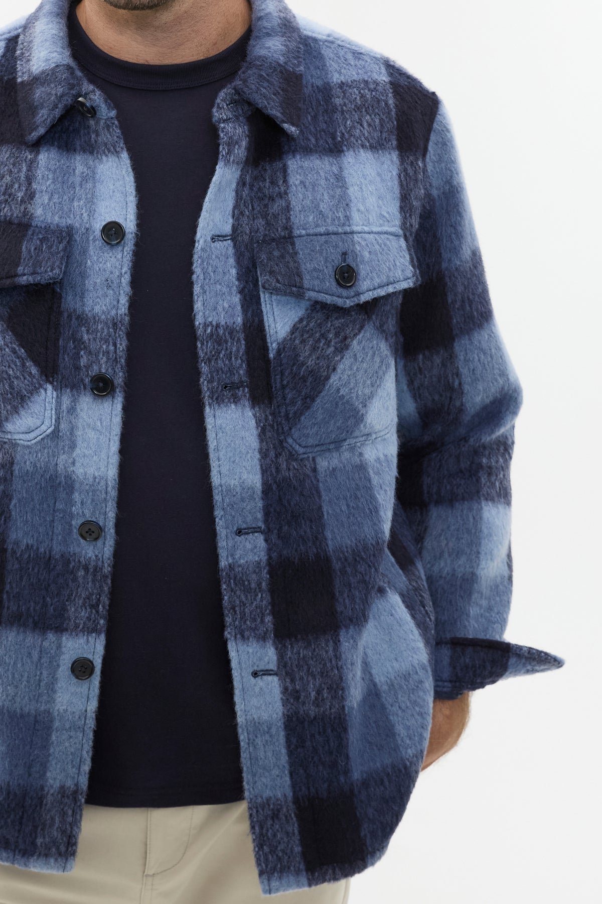 Brushed Check Overshirt