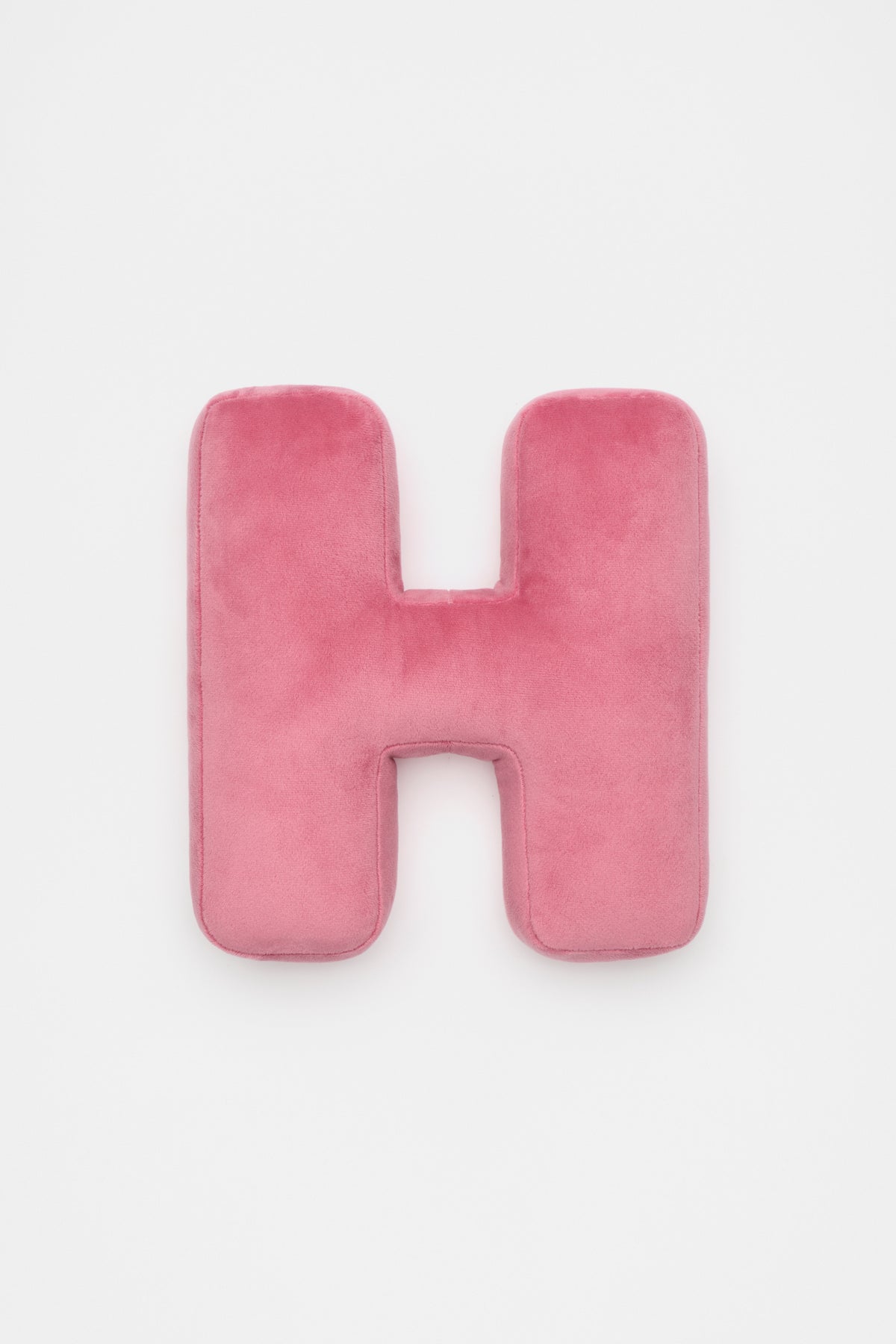 Raspberry Velvet Initial Cushion