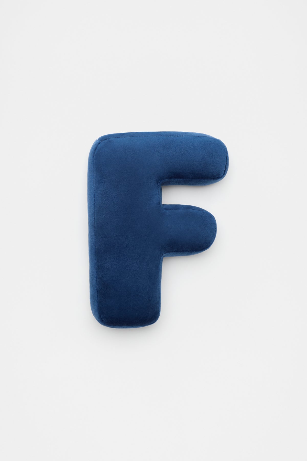 Blue Velvet Initial Cushion