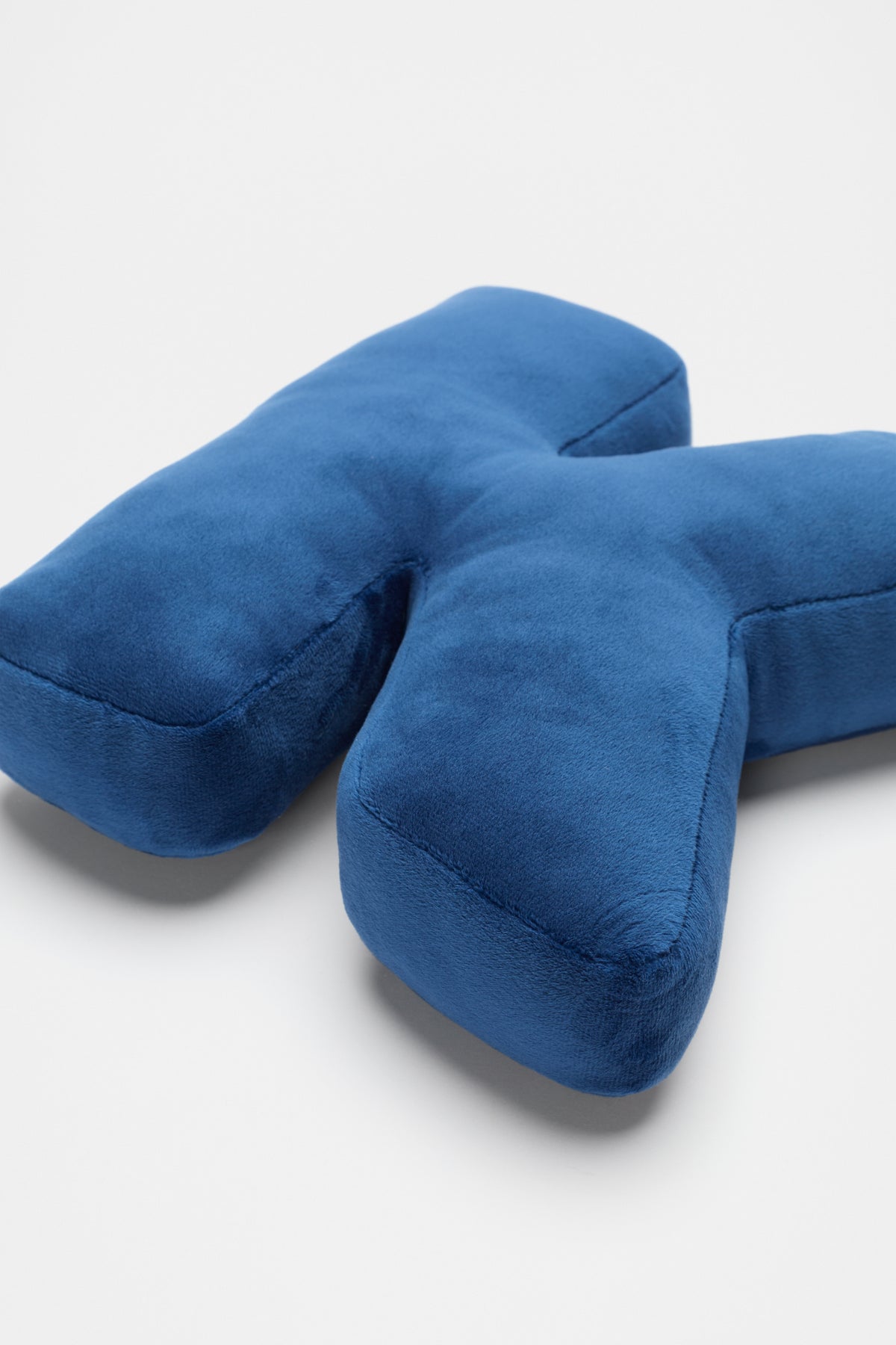 Blue Velvet Initial Cushion