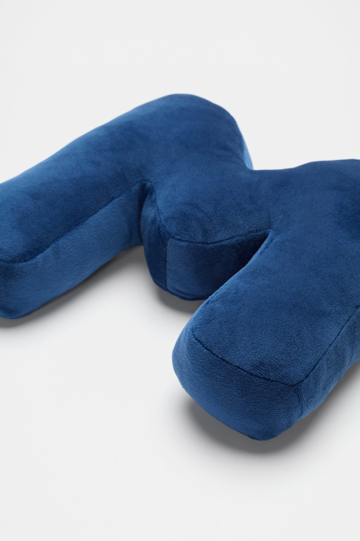 Blue Velvet Initial Cushion
