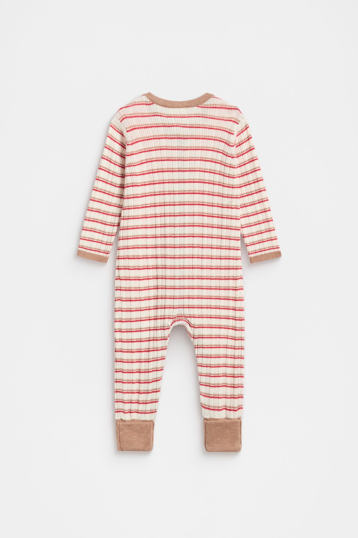 Stripe Knit Jumpsuit