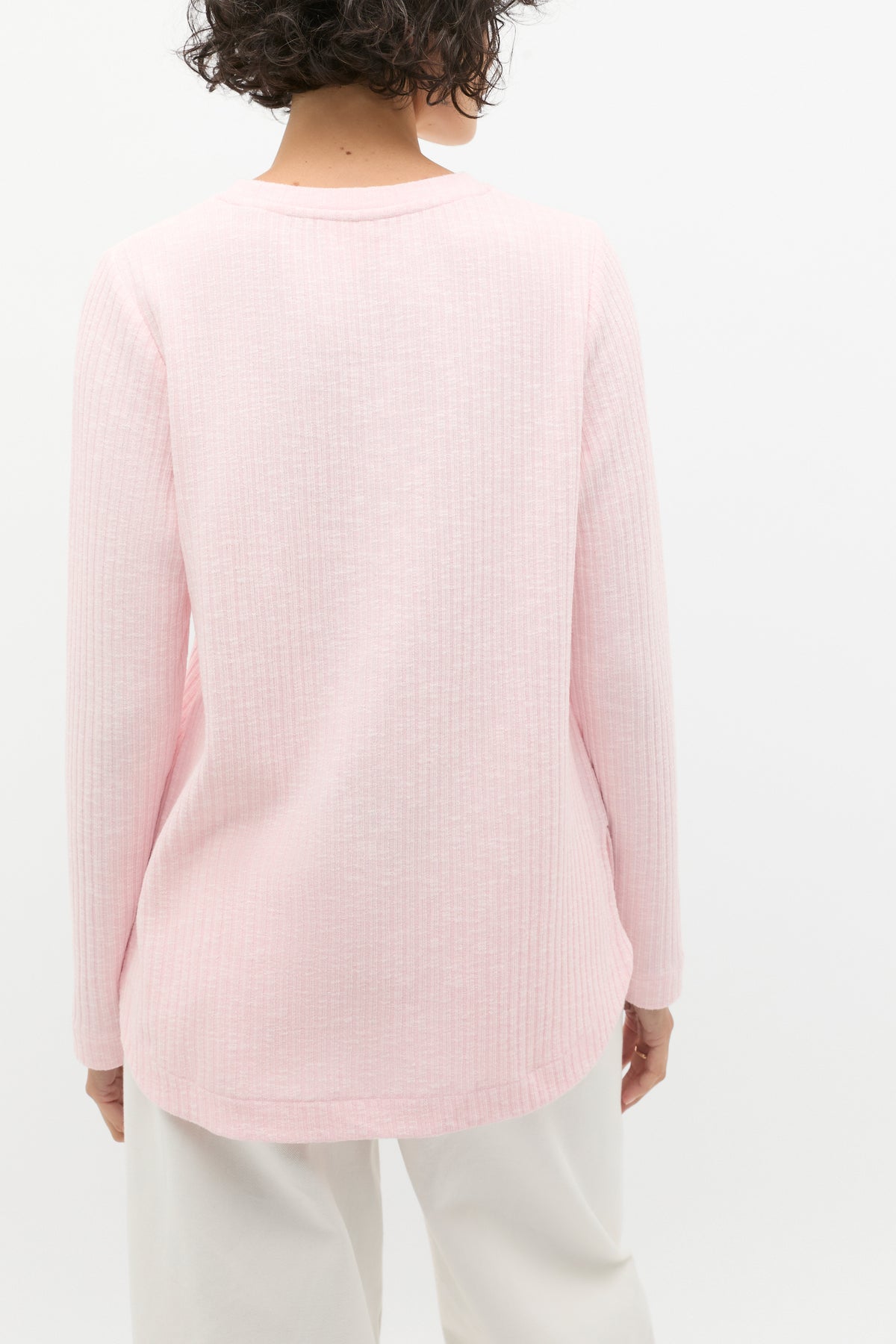 Textured Long Sleeve Top