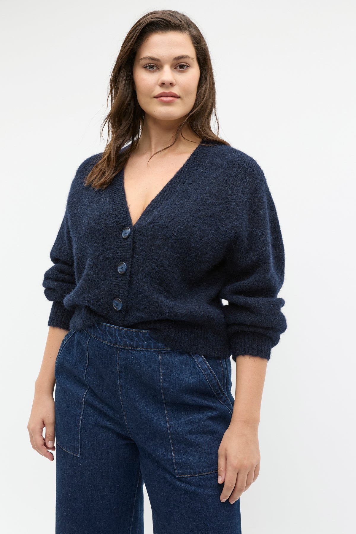 Lofty Button Knit Cardigan