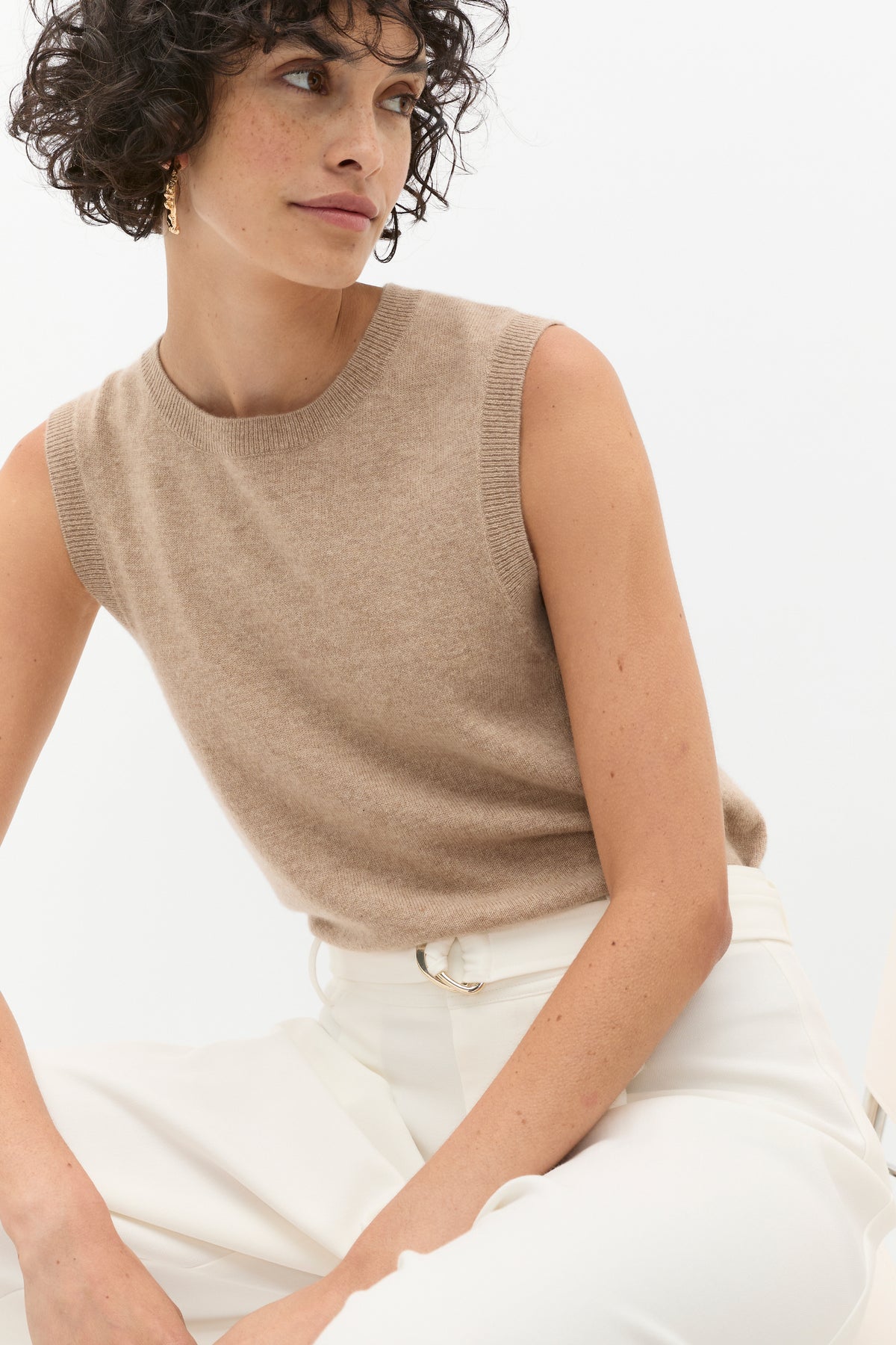 Cashmere Knit Vest