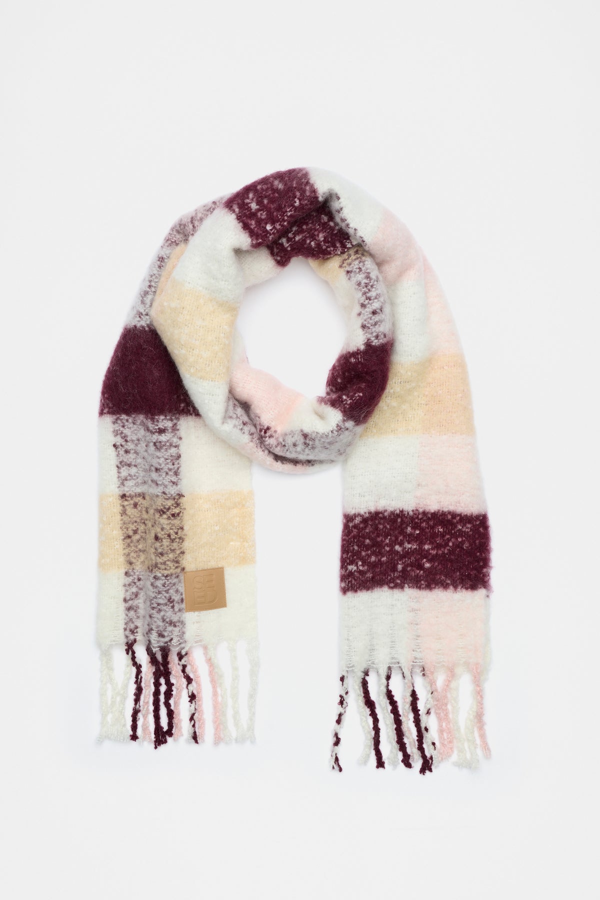 Check Textured Scarf