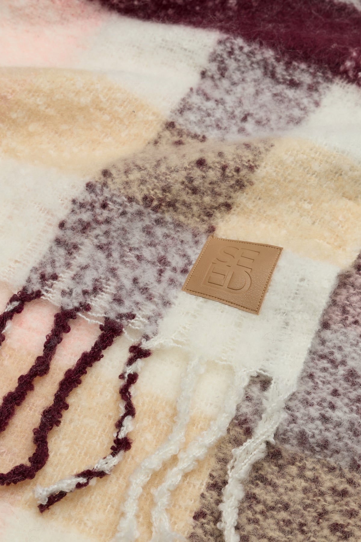 Check Textured Scarf