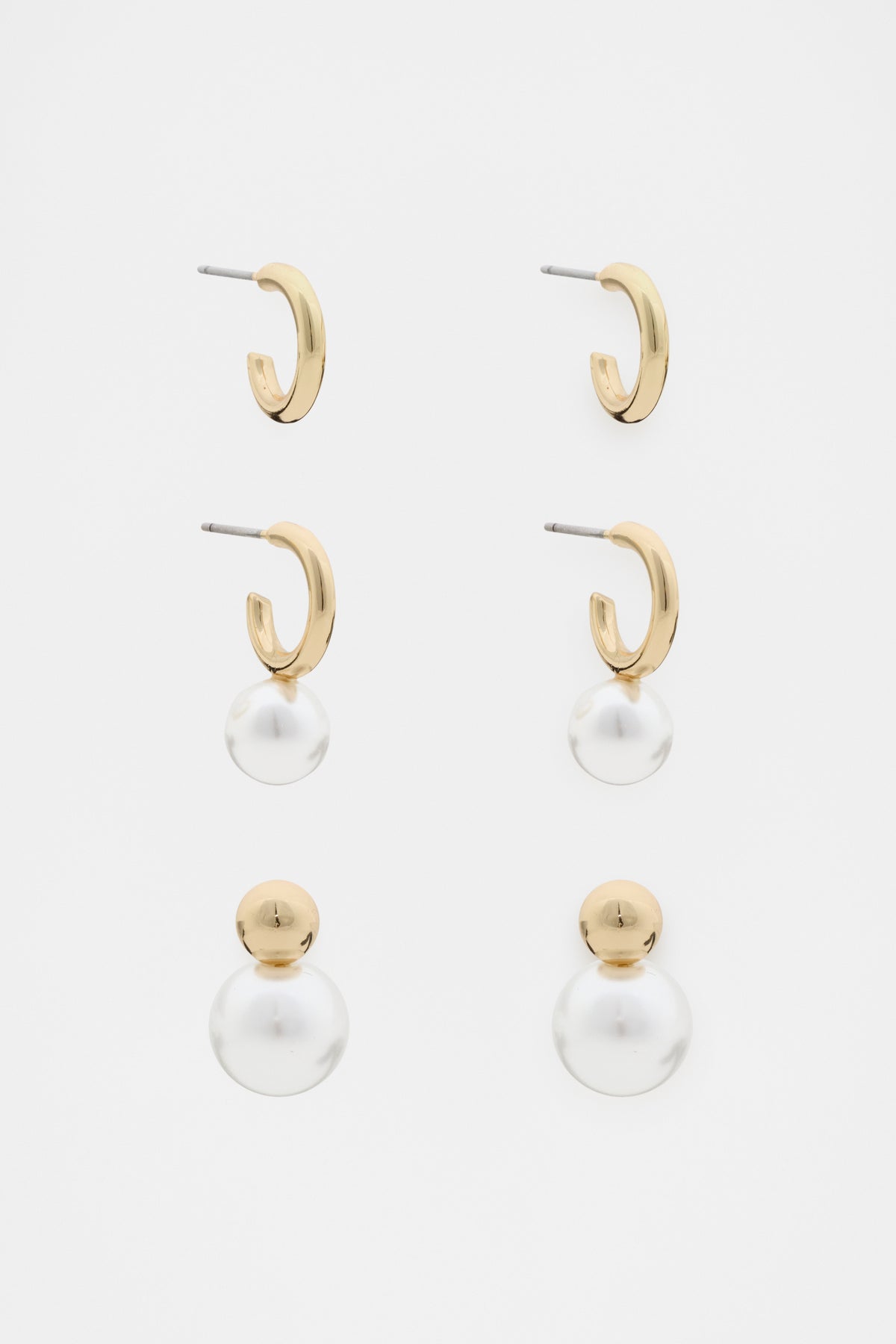 Pearl Earring Set